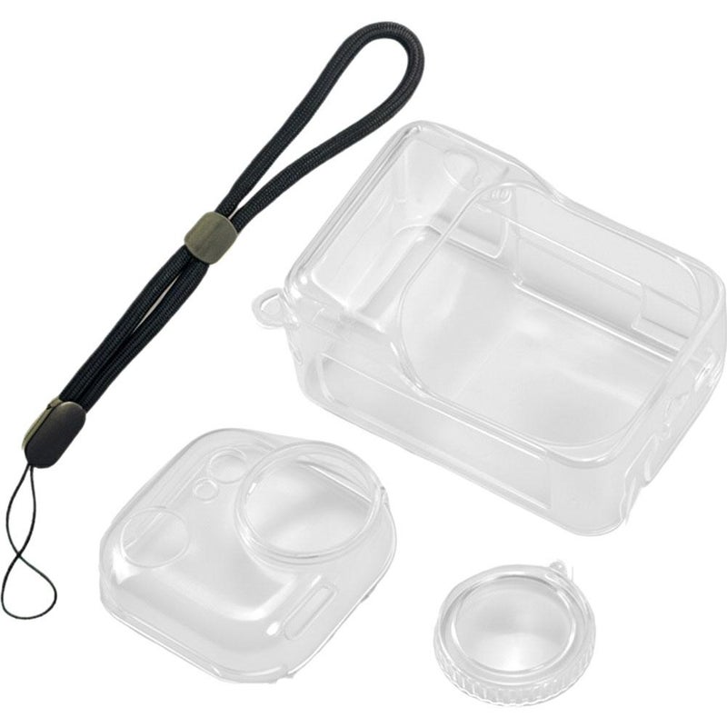 Silicone protective case and lens cover for Inspiron Go Ultra thumb action camera/recording camera